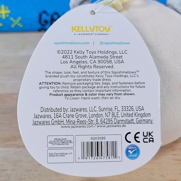 Squishmallow Pax the Hamster 3.5" Clip UltraSoft Stuffed Animal Toy Plush NWT - Picture 12 of 12